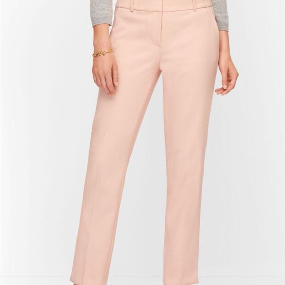 TALBOTS HAMPSHIRE ANKLE PANTS - MÉLANGE CREPE